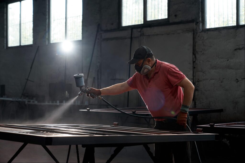galvanized steel with additional coating