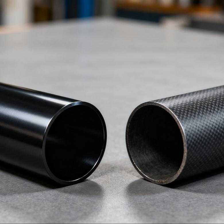 Black Titanium and Carbon Steel