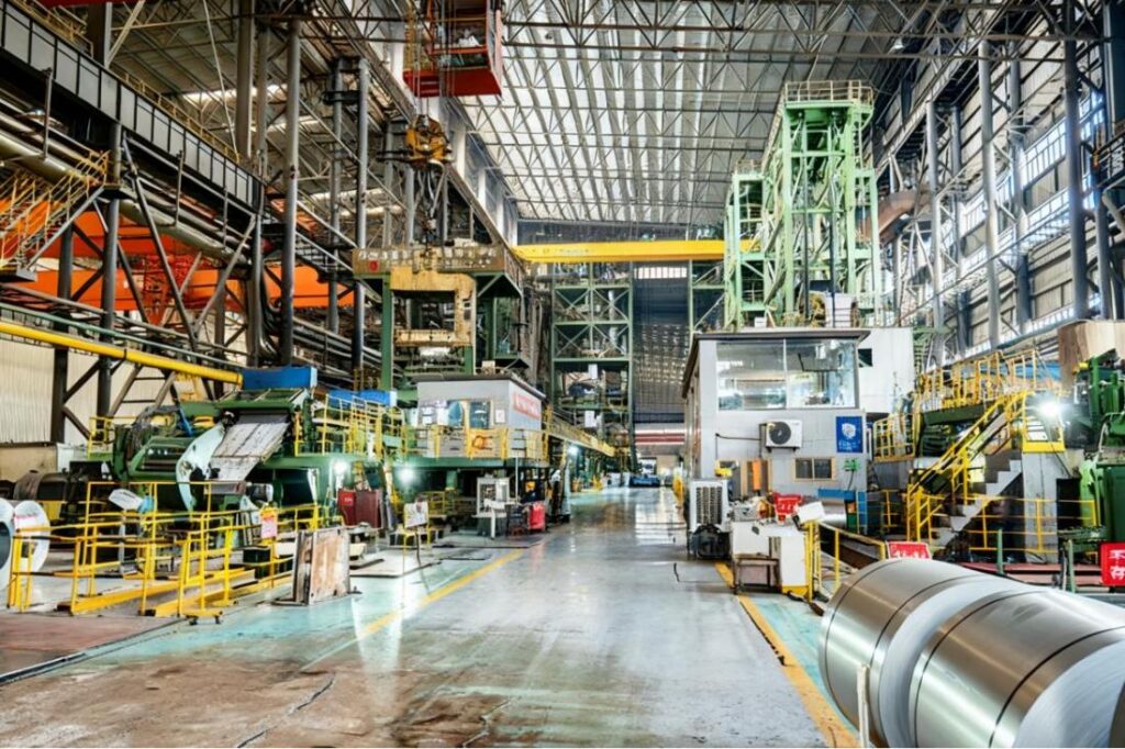 Zhaojian factory in making prepainted galvanized steel
