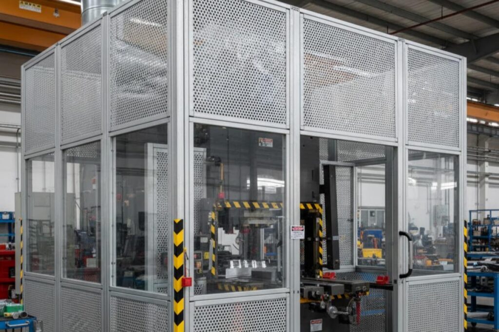 Perforated Galvanized Sheet Metal machinery guards