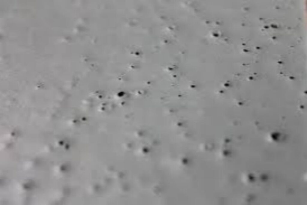 Pinholes in Pre-Painted Steel Coatings