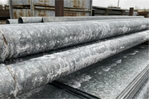 white rust on galvanized steel