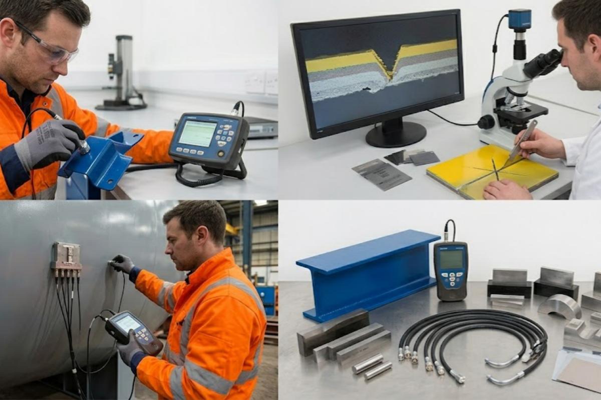 steel coating thickness measure