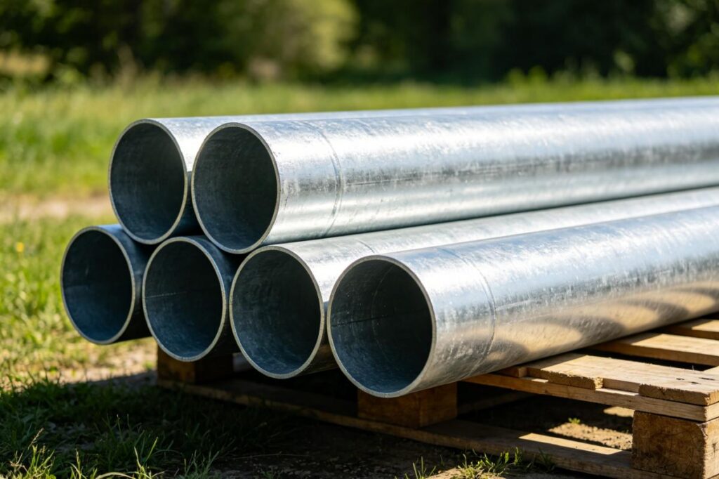 outdoor galvanized steel pipes of zhaojian steel