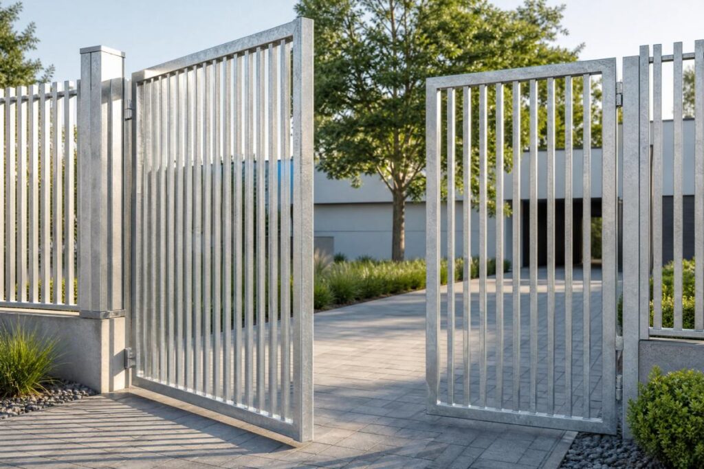 galvanized steel bars in gates